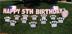 Princess Yard Card Princess Yard Card